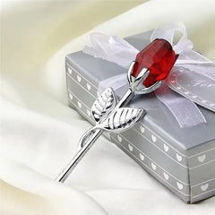 Huitich A - Express Crystal Rose Flower Figurine Gift - Mumzar