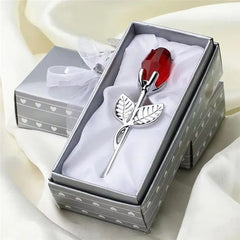 Huitich A - Express Crystal Rose Flower Figurine Gift - Mumzar