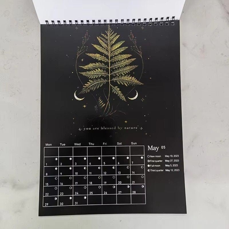 Huitich A - Express Dark Forest Lunar Calendar 2025 with Original Illustrations - Mumzar