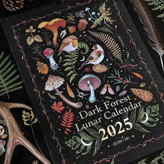 Huitich A - Express Dark Forest Lunar Calendar 2025 with Original Illustrations - Mumzar