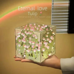 Huitich A - Express DIY Tulip Night Lamp Kit 3D Cube Light - Mumzar