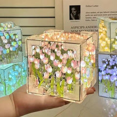 Huitich A - Express DIY Tulip Night Lamp Kit 3D Cube Light - Mumzar