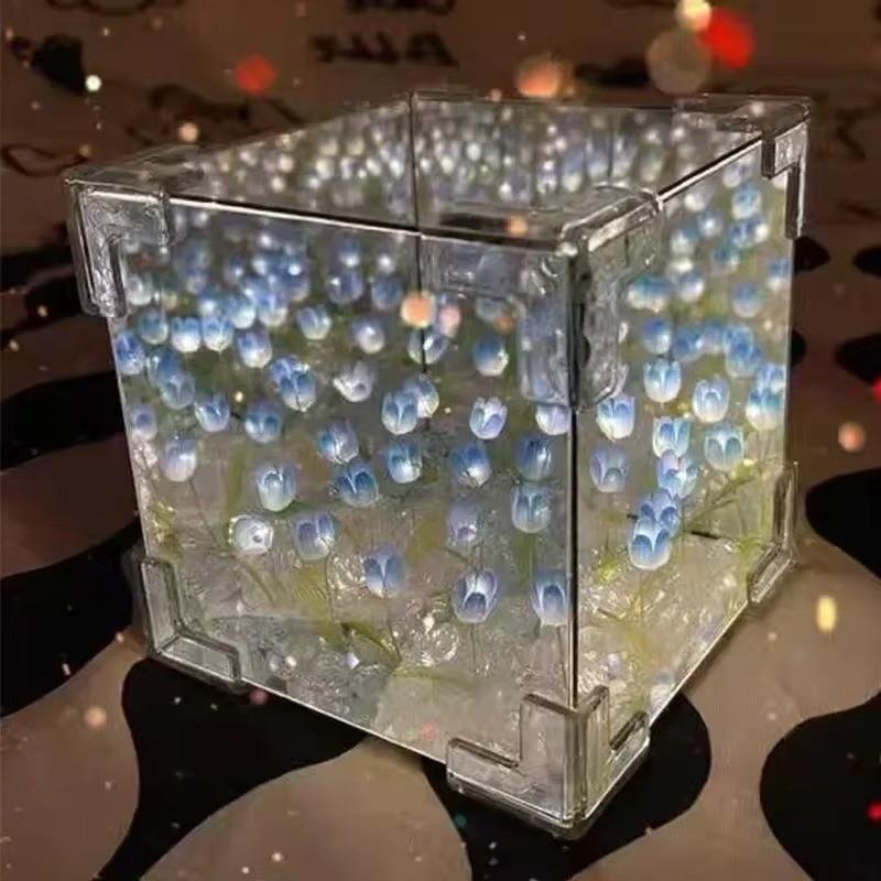 Huitich A - Express DIY Tulip Night Lamp Kit 3D Cube Light - Mumzar
