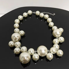 Huitich A - Express Elegant Imitation Pearl Choker Necklace - Mumzar