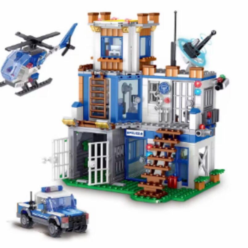 Huitich A - Express Fire Station Building Blocks Set - Mumzar