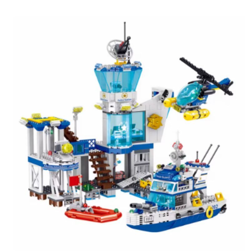 Huitich A - Express Fire Station Building Blocks Set - Mumzar