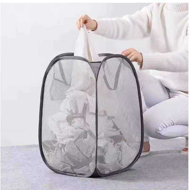 Huitich A - Express Foldable Mesh Laundry Basket Pop - Up - Mumzar
