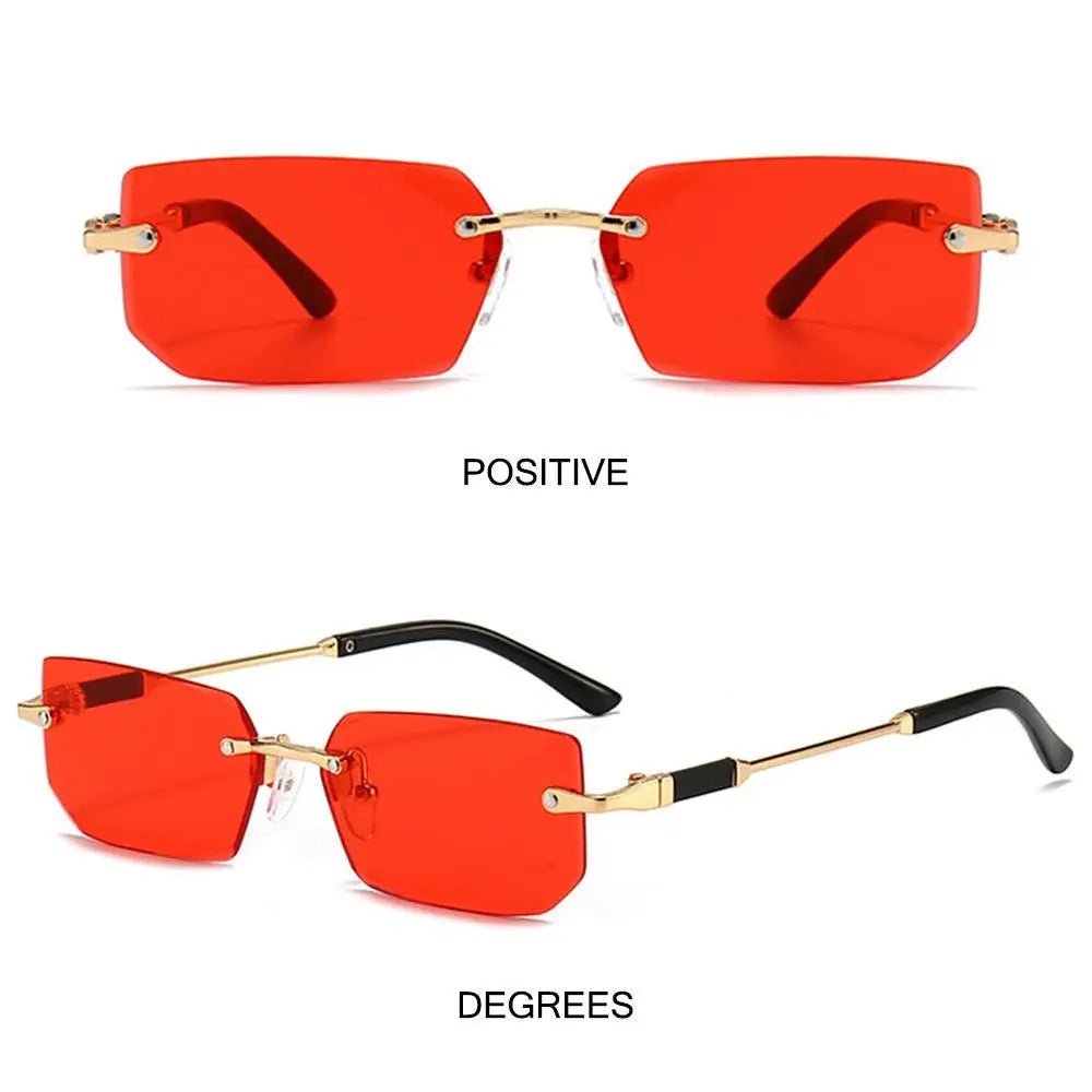 Huitich A - Express Frameless Rectangle Sunglasses for Women - Mumzar