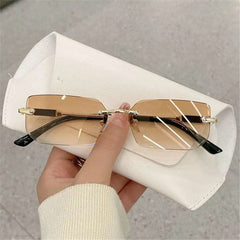 Huitich A - Express Frameless Rectangle Sunglasses for Women - Mumzar