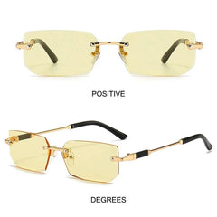 Huitich A - Express Frameless Rectangle Sunglasses for Women - Mumzar