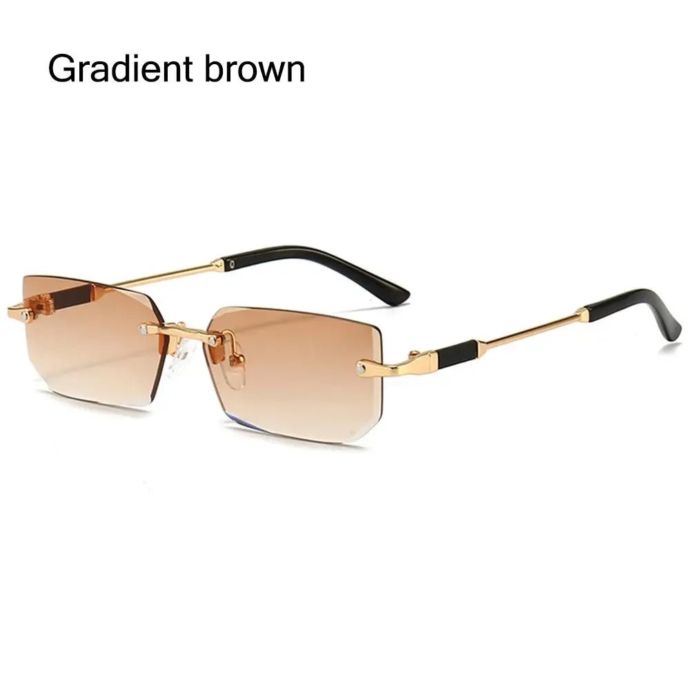 Huitich A - Express Frameless Rectangle Sunglasses for Women - Mumzar