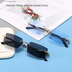 Huitich A - Express Frameless Rectangle Sunglasses for Women - Mumzar