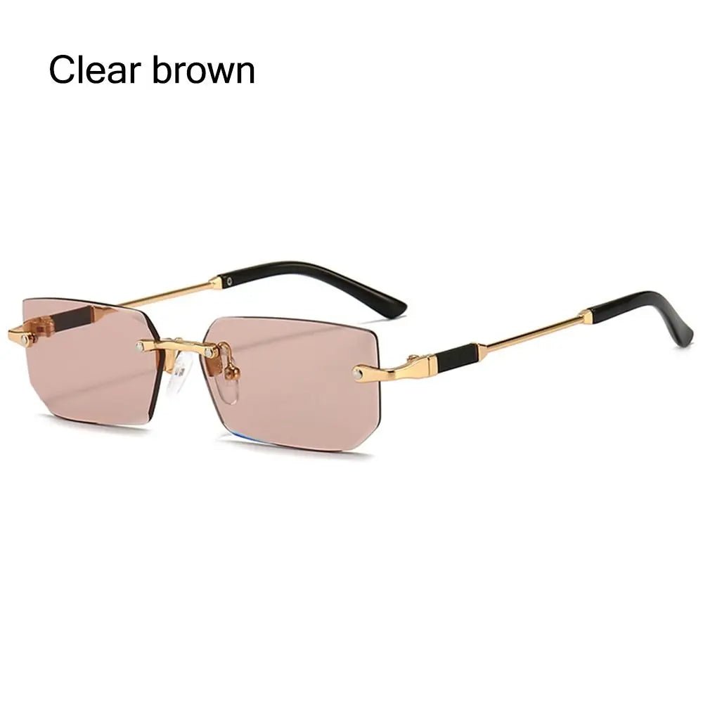 Huitich A - Express Frameless Rectangle Sunglasses for Women - Mumzar