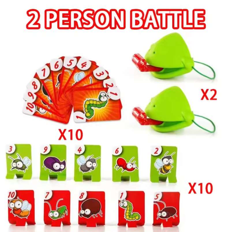 Huitich A - Express Frog Lizard Mask Game Board Game - Mumzar
