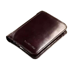 Huitich A - Express Genuine Leather Wallet for Men Classic Brown - Mumzar