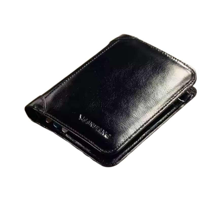 Huitich A - Express Genuine Leather Wallet for Men Classic Brown - Mumzar