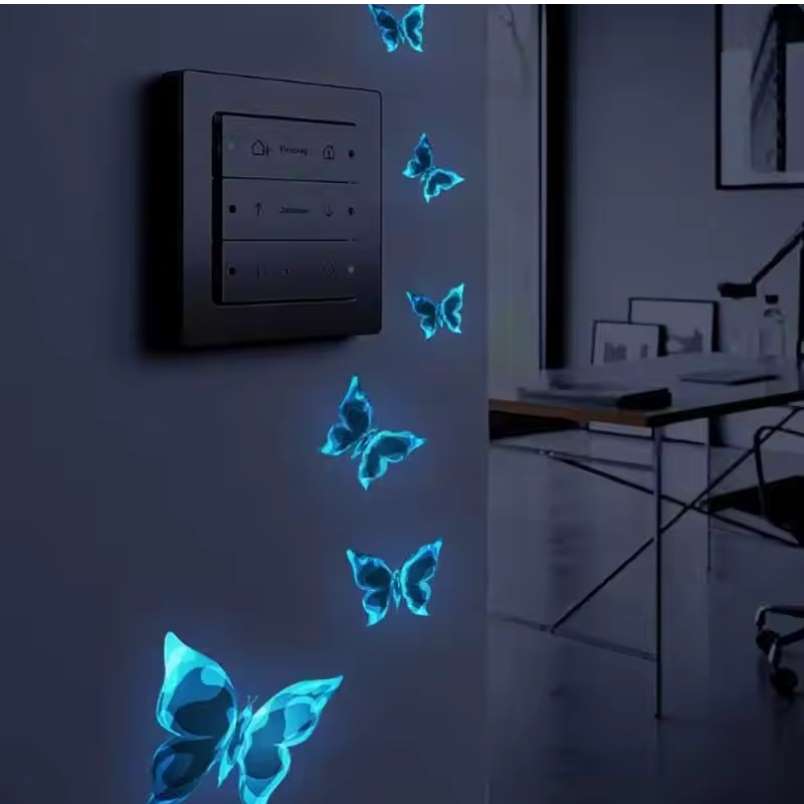 Huitich A - Express Glow in the Dark Butterfly Wall Stickers - Mumzar