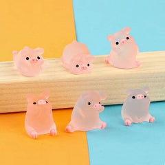 Huitich A - Express Glow in the Dark Piggy Ornaments Set of 6 - Mumzar