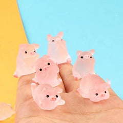 Huitich A - Express Glow in the Dark Piggy Ornaments Set of 6 - Mumzar