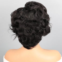 Huitich A - Express Glueless Lace Front Wigs for Women Pixie Cut Human Hair - Mumzar