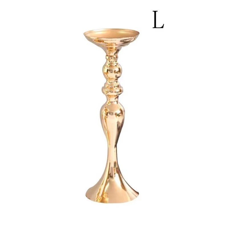 Huitich A - Express Gold Candle Holders for Centerpieces Set - Mumzar