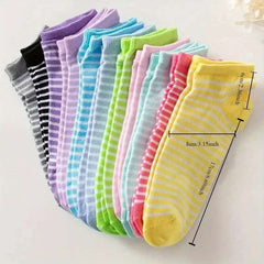 Huitich A - Express Heart Print Ankle Socks for Women - 50 Pairs - Mumzar