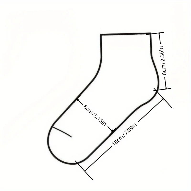 Huitich A - Express Heart Print Ankle Socks for Women - 50 Pairs - Mumzar