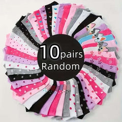 Huitich A - Express Heart Print Ankle Socks for Women - 50 Pairs - Mumzar