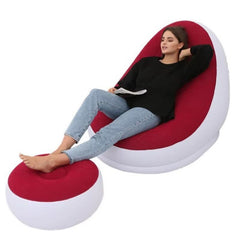 Huitich A - Express Inflatable Lazy Sofa Chair with Footrest - Mumzar