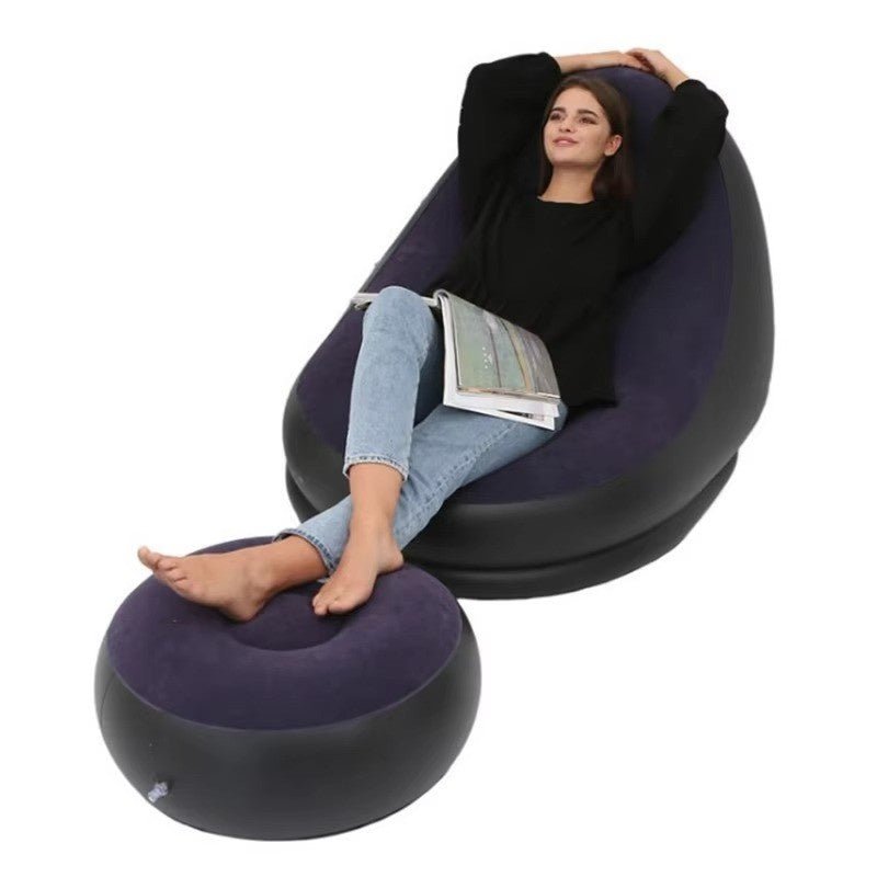 Huitich A - Express Inflatable Lazy Sofa Chair with Footrest - Mumzar