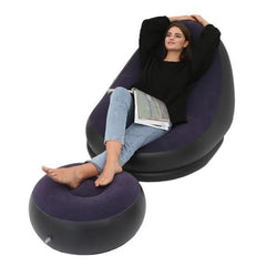 Huitich A - Express Inflatable Lazy Sofa Chair with Footrest - Mumzar