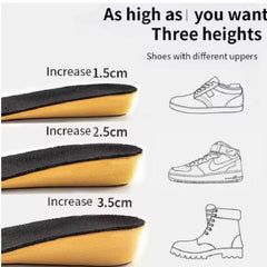 Huitich A - Express Invisible Height Increase Insoles with Comfort - Mumzar