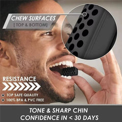 Huitich A - Express Jawline Exerciser for Men - Silicone Facial Toner - Mumzar