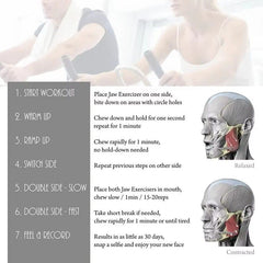 Huitich A - Express Jawline Exerciser for Men - Silicone Facial Toner - Mumzar