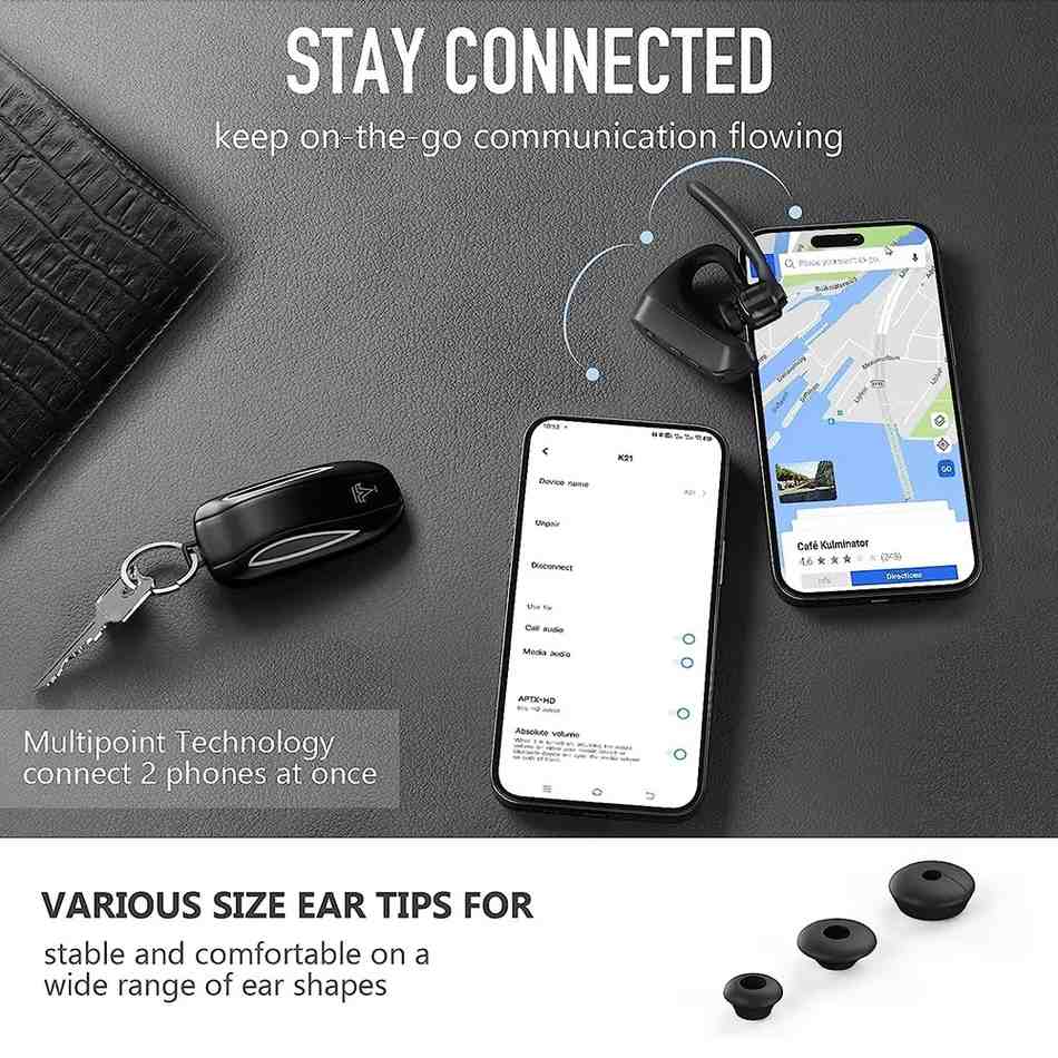 Huitich A - Express K21 Bluetooth Headset UAE Wireless Earphones - Mumzar