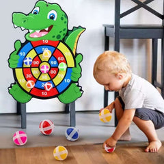 Huitich A - Express Kids Dart Board Game with Fun Crocodile Design - Mumzar