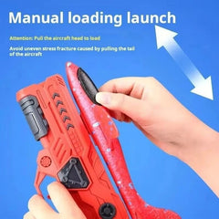 Huitich A - Express Kids Foam Glider Launcher Flying Toy - Mumzar