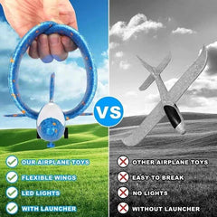 Huitich A - Express Kids Foam Glider Launcher Flying Toy - Mumzar