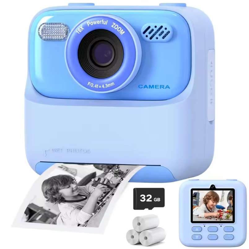 Huitich A - Express Kids Instant Camera with Printer - Mumzar