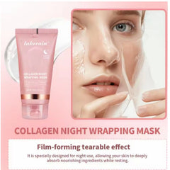 Huitich A - Express Lakerain Collagen Night Mask Deep Nourishing Care - Mumzar