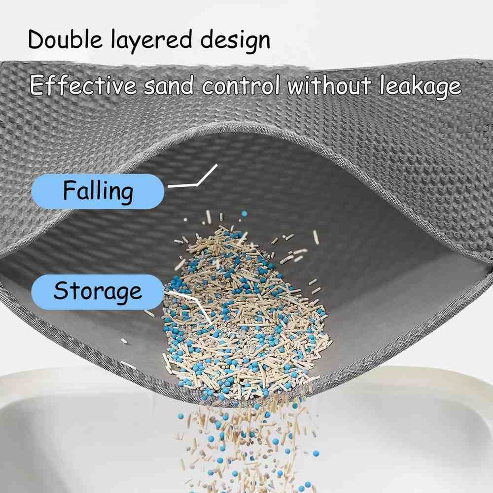 Huitich A - Express Large Waterproof Cat Litter Mat 90x60cm - Mumzar