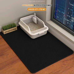 Huitich A - Express Large Waterproof Cat Litter Mat 90x60cm - Mumzar