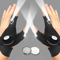 Huitich A - Express LED Half Finger Gloves for Night Fishing - Mumzar