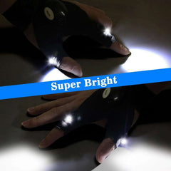 Huitich A - Express LED Half Finger Gloves for Night Fishing - Mumzar