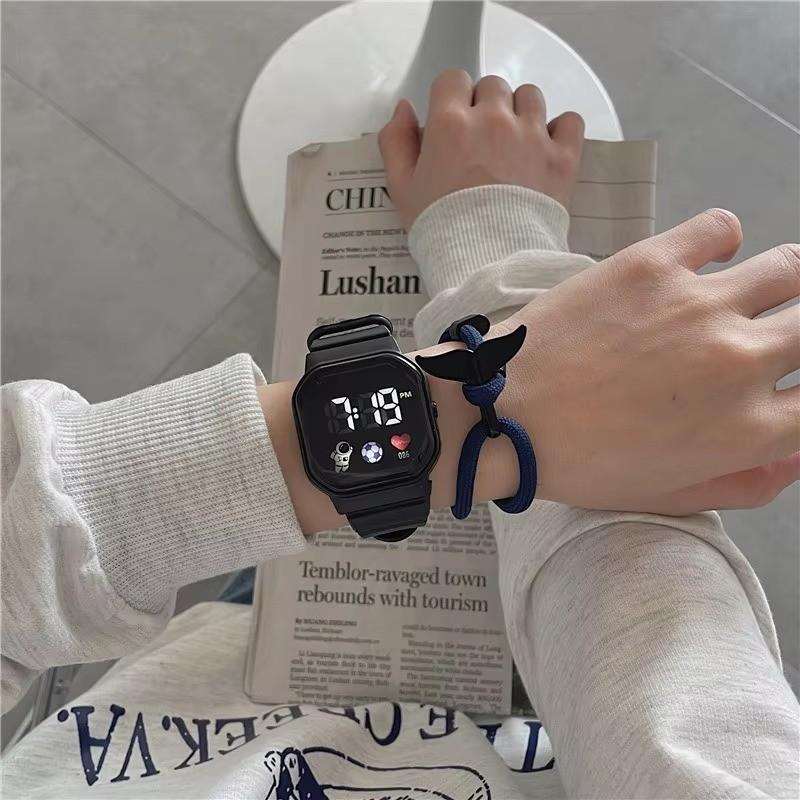 Huitich A - Express LED Square Toddler Space Theme Wristwatch - Mumzar