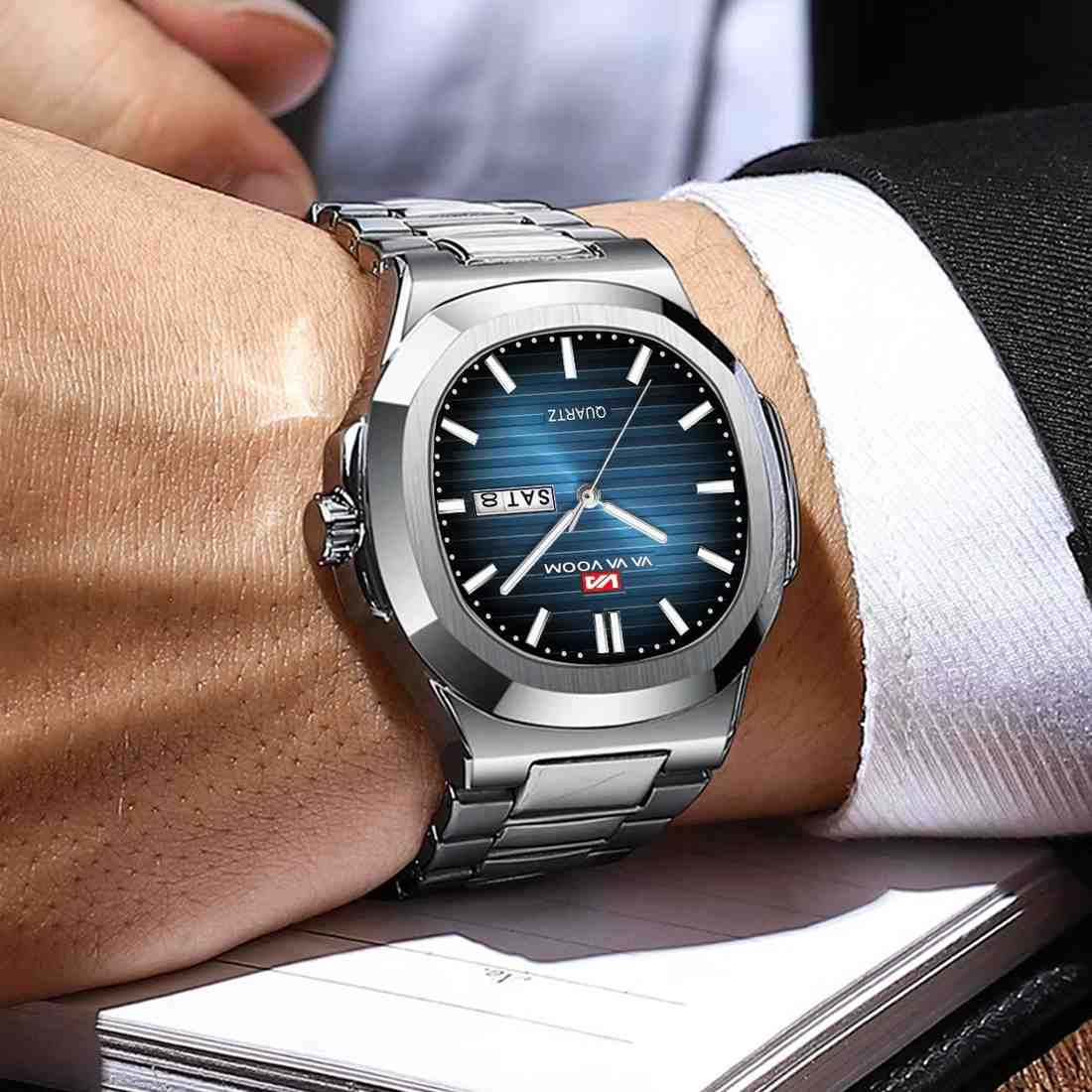 Huitich A - Express Luxury Men Quartz Watch Stainless Steel - Mumzar