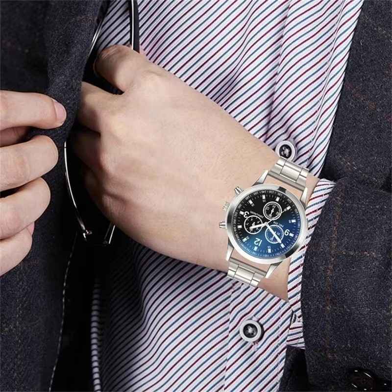 Huitich A - Express Luxury Quartz Wristwatch for Men Stainless Steel - Mumzar