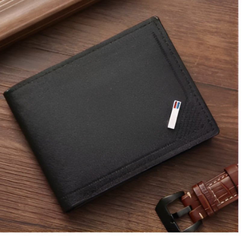 Huitich A - Express Men's Frosted Leather Wallet with Coin Pocket - Mumzar