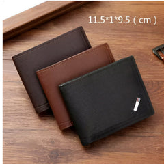 Huitich A - Express Men's Frosted Leather Wallet with Coin Pocket - Mumzar