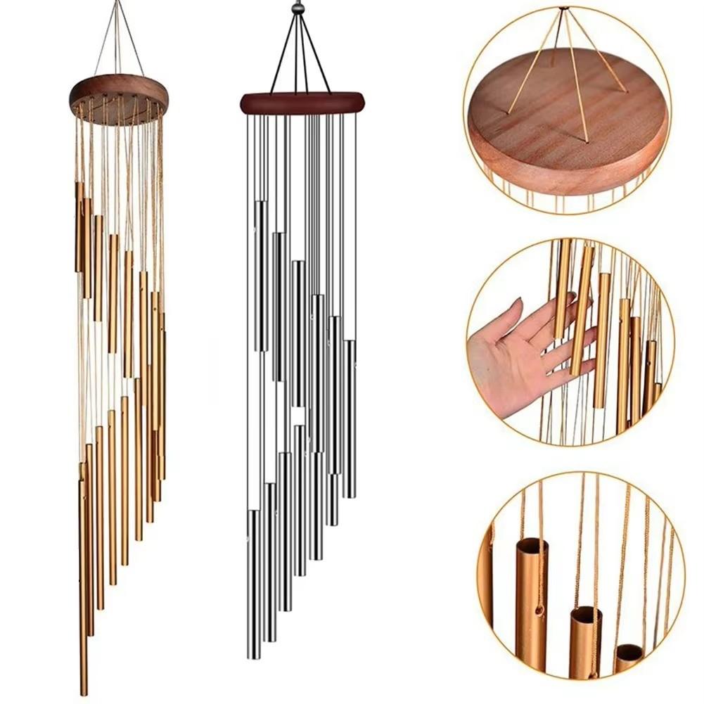 Huitich A - Express Metal Wind Chimes for Garden 12 Aluminum Tubes - Mumzar